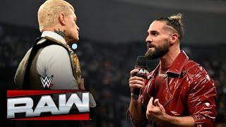 Seth “Freakin” Rollins interrupts Cody Rhodes: Raw highlights, Feb. 24, 2025