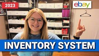 eBay Inventory System + Reseller Office Tour - How I Run My Reselling Business from 1 Room!