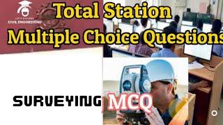 total station MCQ || surveying|| draftsman Civil||UKsssc