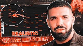 How to EASILY Make REALISTIC Guitar Melodies from Scratch | FL Studio Tutorial