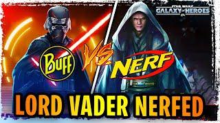 Lord Vader Just Got Nerfed and Supreme Leader Kylo Got Better! Worst Galactic Legend Ever in SWGoH