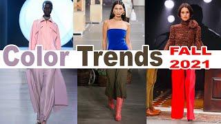 Fall 2021 Color Trends *THESE will be HUGE!* Runway Fashion Trends