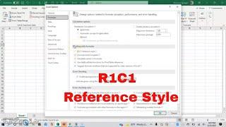 How To Turn On R1C1 Reference Style In Microsoft Excel With Ease! #Tutorial #Trending #Reference