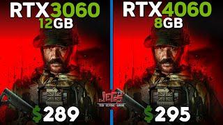 RTX 3060 12G vs RTX 4060 | Tested in 15 games