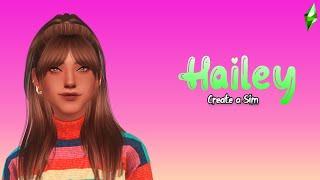 Sims 4 CAS  |Teen Hailey Aldridge: The Free Spirit