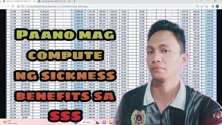 Paano mag compute ng SSS sickness benefits