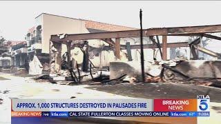 Daylight shows extent of devastation from the Palisades Fire