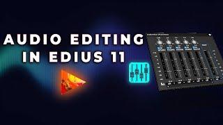 Basic AUDIO EDITING & Adjustment in EDIUS 11