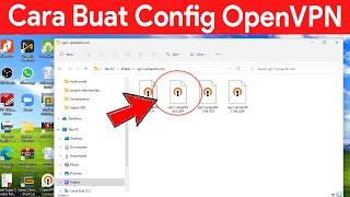 Cara Buat Config Openvpn untuk Aplikasi Openvpn Connect