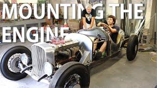 Finally Installing the Engine! | Homemade Boat-tail Speedster Pt. 59