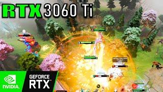 RTX 3060 Ti - Dota 2 - 1440p Benchmark,  FPS Locked mode