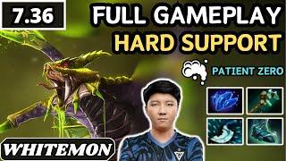 7.36 - Whitemon VENOMANCER Hard Support Gameplay 32 ASSISTS - Dota 2 Full Match Gameplay