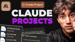 NEW Claude Projects Full Guide! (Amazing Results)