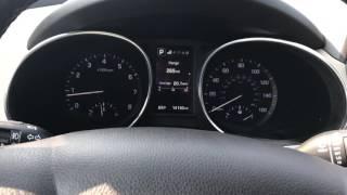 2017 Hyundai Santa Fe Service Reset Procedure - Oil Life Reset