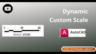 How to create Dynamic Custom Scale Bar