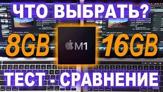 8GB или 16GB MacBook Pro M1 - сколько нужно памяти - подробный тест M1 MacBook Pro (ПЕРЕВОД)