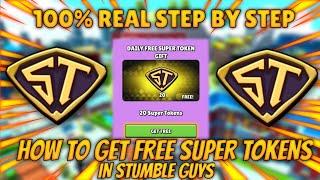 How To Get Free Super Tokens In Stumble Guys