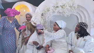 OONI OF IFE'S DAD SURROUNDED BY IFE BEAUTIFUL QUEENS