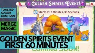 Merge Magic Golden Spirits Event First 60 Minutes Tips & Tricks 