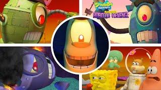 SpongeBob - Plankton's Robotic Revenge | All Bosses [4-Player Multiplayer] (No Damage)