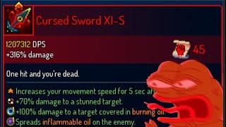 Dead cells Collector no Damage with Cursed sword