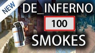 CS:GO - Inferno ALL SMOKES Tutorial (100 Smokes)