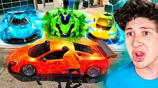 ROBANDO COCHES ELEMENTALES en GTA 5!  (Mods)