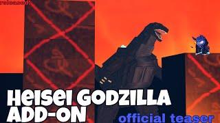 Heisei Godzilla addon is here! download now! Godzilla addon project monarch Godzilla vs kong