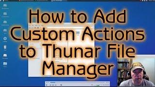 Add Custom Actions to Thunar File Manager