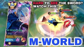 LING M-WORLD FASTHAND - THIS SKIN MAKES HARD TO SEE THE SWORDLing Gameplay Mobile Legends