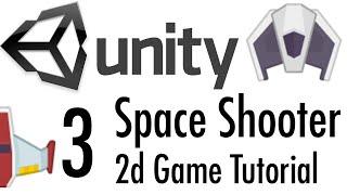 Unity Tutorial: 2D Space Shooter - Part 3 - 2D Rotations and Map Boundaries!