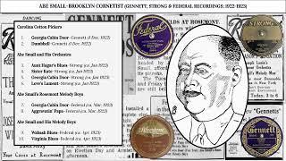 Abe Small–Brooklyn Cornetist (Gennett, Strong, and Federal Recordings: 1922-1923)