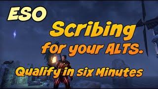 ESO SCRIBING for ALTS complete in 6 minutes!