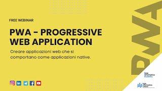 Webinar: PWA - progressive web application.