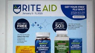 Rite Aid Pharmacy Ad Scan | 1/5 - 01/11 | Jan 4 2025