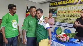 Fundador Partido Os Verdes Ho Naran Sudirman Husi Arte Rituais 77 Afilia Ba CNRT
