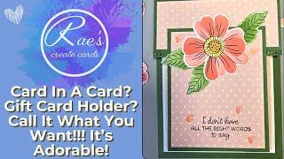 Easy Card Within A Card + Optional Gift Card