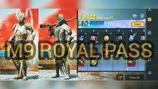 M9 royal pass 1 to 50 rp rewards