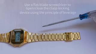 How to adjust the watch bracelet/watchband length PASOY/SKMEI watch