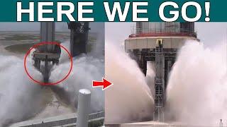 FINALLY HAPPENING! SpaceX's massive water deluge system full pressure test Shocked Everyone!