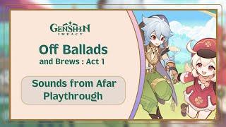 Sounds from Afar Full Playthrough | JP Dub | Genshin Impact 3.1 Event