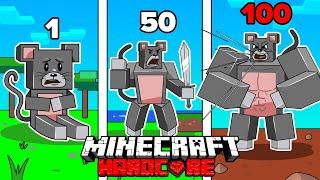 Ich überlebe 100 TAGE als MAUS in Minecraft Hardcore!