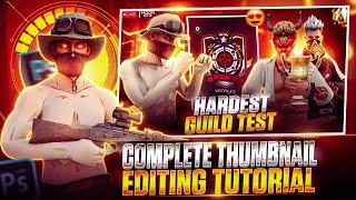 Complete THUMBNAIL Editing Tutorial | Make This  Amazing FREE FIRE Thumbnail in Android