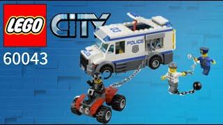 LEGO City Prisioner Transporter (60043) [196 pcs] - Speed Build | LF1