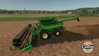 Custom Modding's John Deere S700 series combine Farming Simulator 25