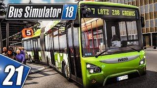 BUS SIMULATOR 18 #21: Der IVECO GELENKBUS auf der Rundlinie! | BUS SIMULATOR 2018 deutsch