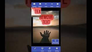 How to Remove Text from a Photo in Mobile: The Easiest Way 2024#shorts