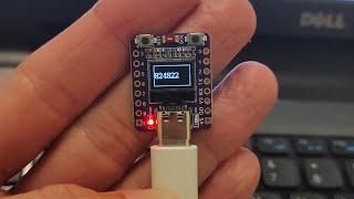 ESP32-C3 board with embedded OLED display