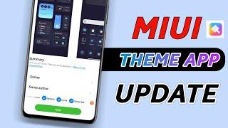 New MIUI Theme App Update | 2 New Features MIUI Theme Store Update | Dot SM