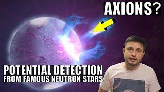 Possible Detection of Axions From The Magnificent Seven Neutron Stars